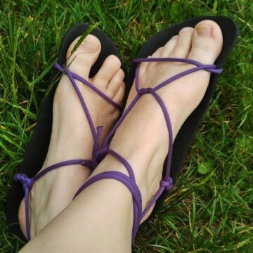 Barefoot sandály home made. Návod, jak si vyrobit Huarache